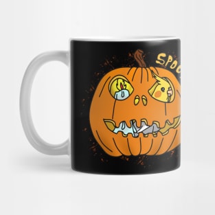 Halloween Cockatiel Parrot Pumpkin Mug